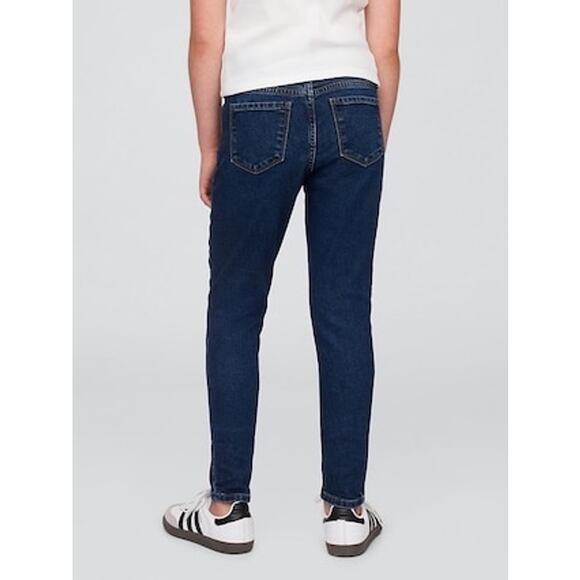 GAP Kids 12 Mid Rise Everyday Super Skinny Jeans Dark Indigo Wash Stretch Denim - Picture 4 of 12